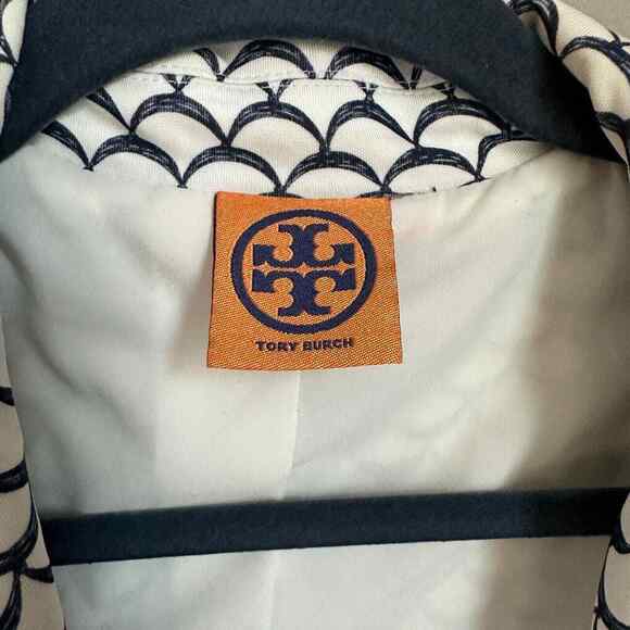 Tory Burch Hayley Scallop Blazer Single Button Pockets Nina Dobrev Women's XS - Picture 4 of 10